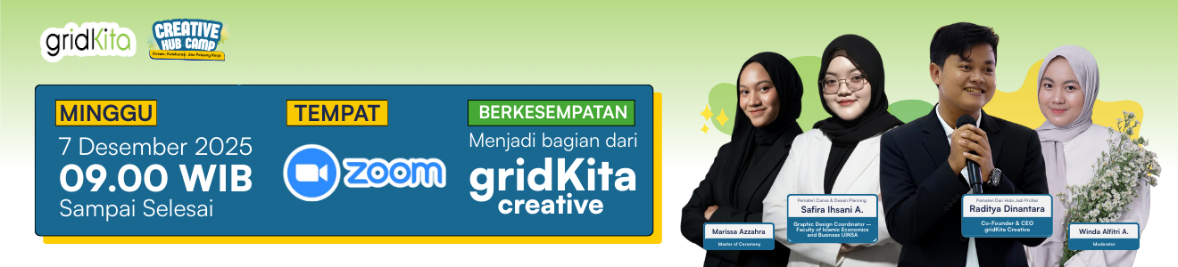 Banner Creative Hub Camp GridKita